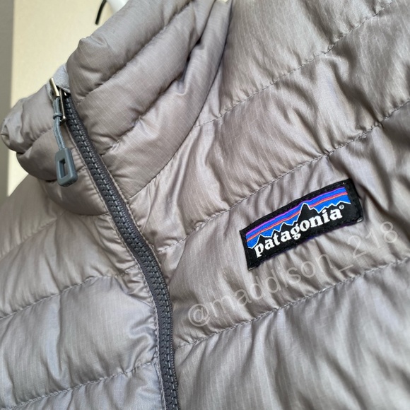 Patagonia Down Sweater Jacket Small Feather Grey Regular Fit 800-fill Down S - Picture 6 of 14